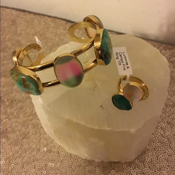 Campo Frio & Luminite Cuff & Ring ~ Firm/NO OFFERS - Picture 2 of 8